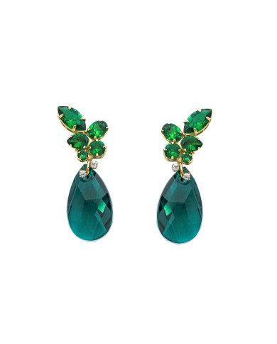 Pendientes Juliette Verde Esmeralda