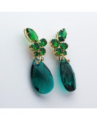 Pendientes Juliette Verde Esmeralda