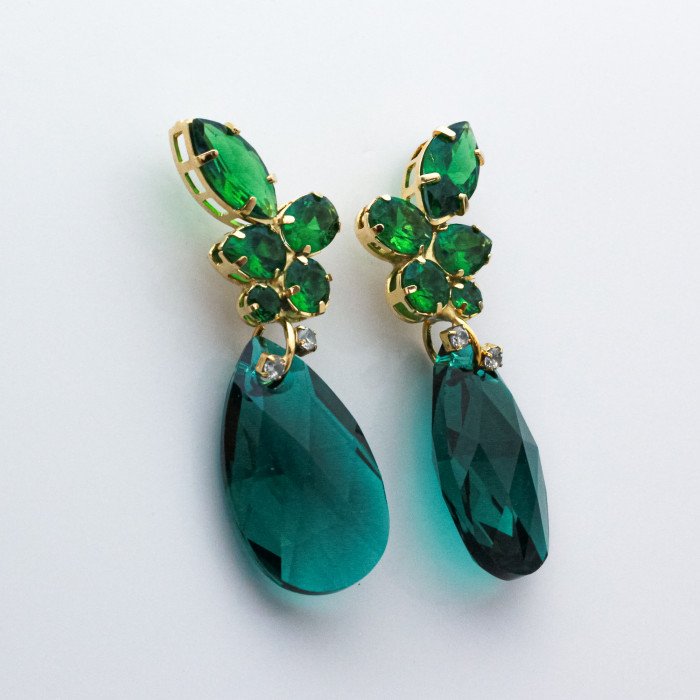 Pendientes Juliette Verde Esmeralda