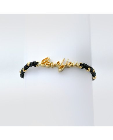 PULSERA TEJIDA LOVE YOU