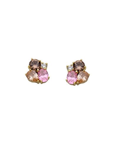 Pendientes Chloé Rosa Coffee