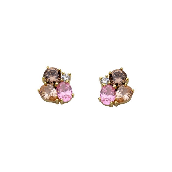Pendientes Chloé Rosa Coffee