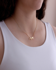 Collar Love Dosis Tiny Oro 18K Collar Love Dosis Tiny Oro 18K