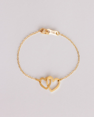 Pulsera corazones Oro 18K Pulsera corazones Oro 18K