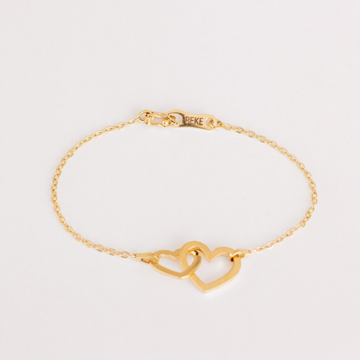Pulsera corazones Oro 18K Pulsera corazones Oro 18K