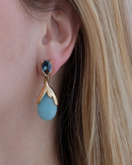 Pendientes Fluere Denim Pendientes Fluere Denim
