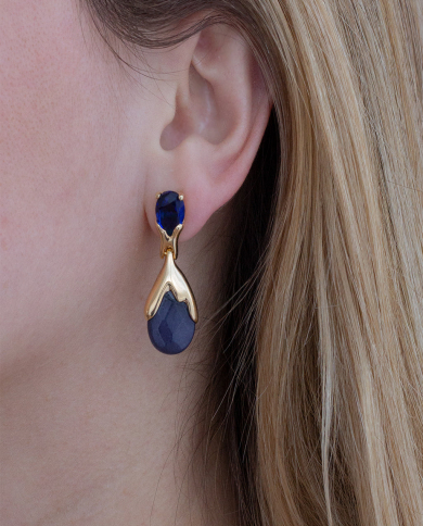 Pendientes Fluere Azul Pendientes Fluere Azul