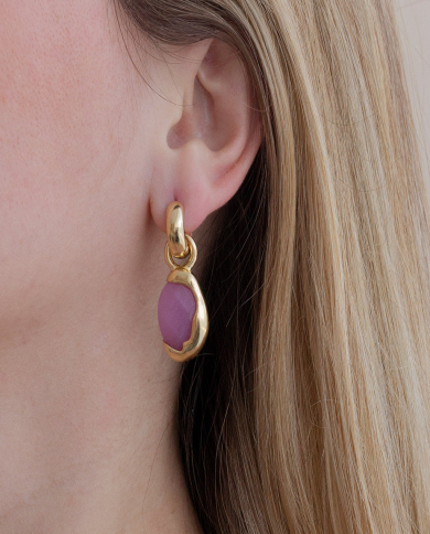 Pendientes Fluere Charm Lavanda Pendientes Fluere Charm Lavanda