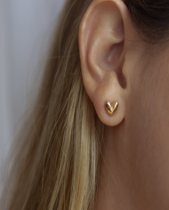 Pendientes Love Dosis Midi Oro18K Pendientes Love Dosis Midi Oro18K