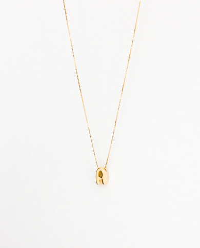 Collar + Inicial Oro 18K Collar + Inicial Oro 18K
