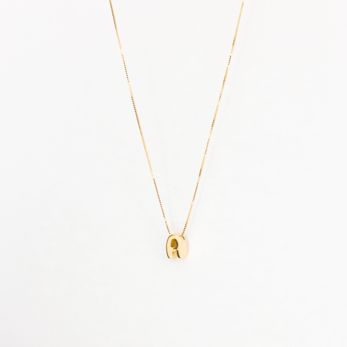 Collar + Inicial Oro 18K Collar + Inicial Oro 18K