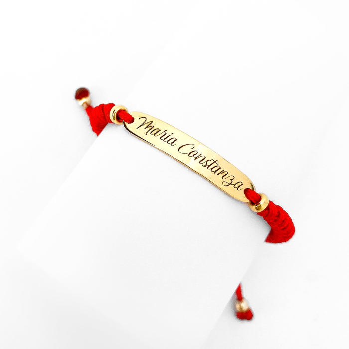 Pulsera Placa Bebe Oro18K Pulsera Placa Bebe Oro18K