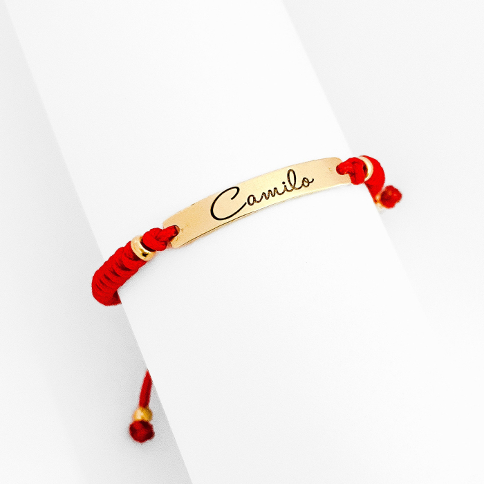 Pulsera Placa Bebe Oro18K Pulsera Placa Bebe Oro18K