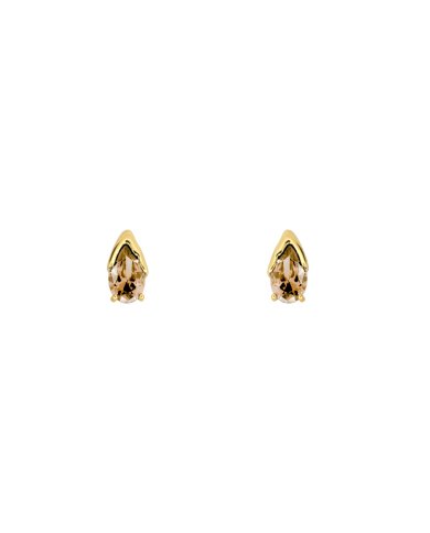 Pendientes Liquid Champagne