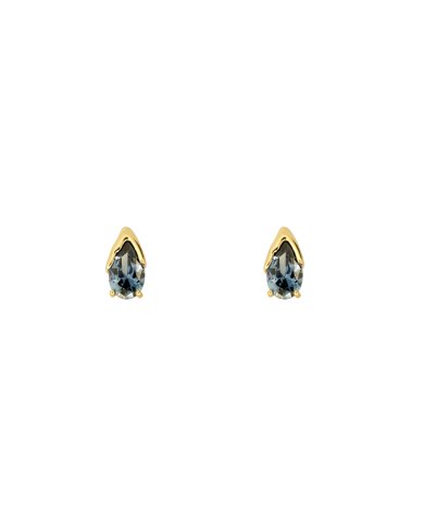 Pendientes Liquid Denim