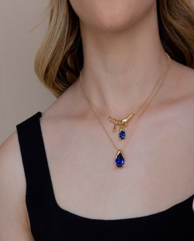 Collar Liquid Azul Collar Liquid Azul