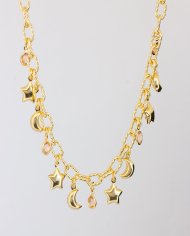 Collar destellos luna y estrella