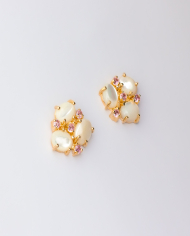 Pendientes Trio Nacar Rosa Pendientes Trio Nacar Rosa